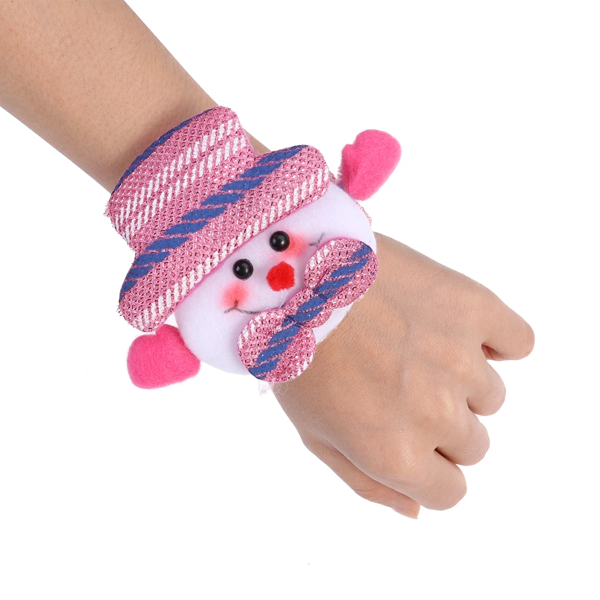 

Glow Bracelet Festive Wristband Bracelets Christmas Flashing Light Slap LED Attractive Color