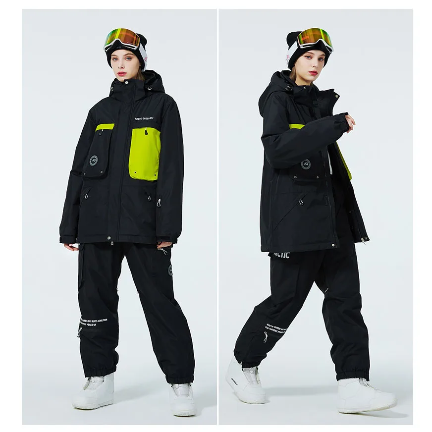 Chaqueta de esquí a prueba de viento para hombre y mujer, abrigo transpirable y cálido para snowboard y esquí, Invierno