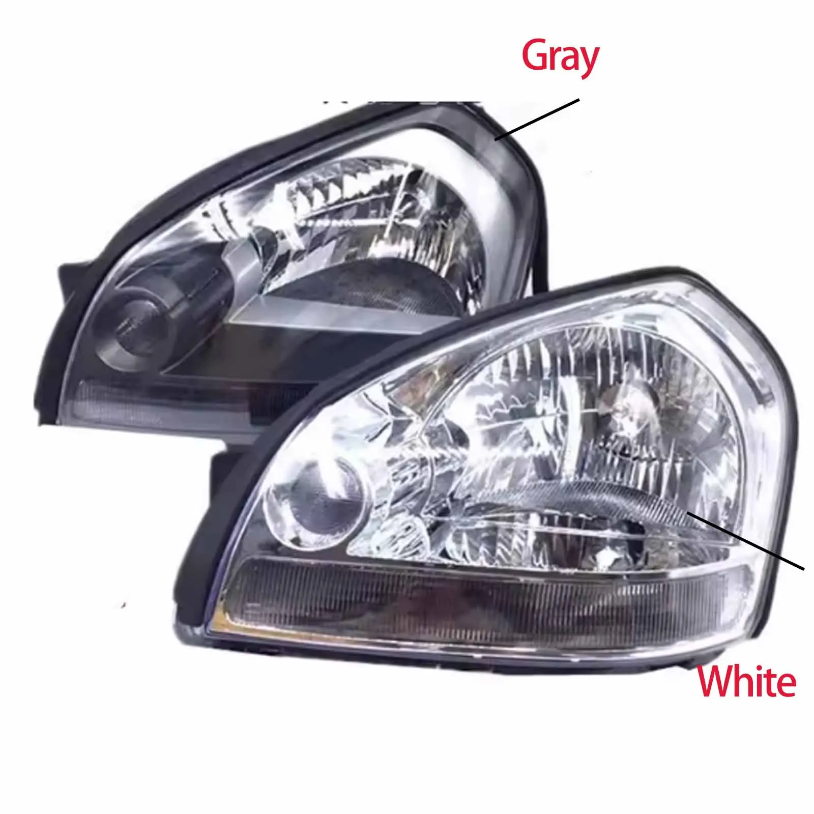 

Для Hyundai Tucson 2006, 2007, 2008, 2009, 2010, 2011, 2012, автомобильная фара в сборе, сменная передняя лампа, весь автомобильный свет