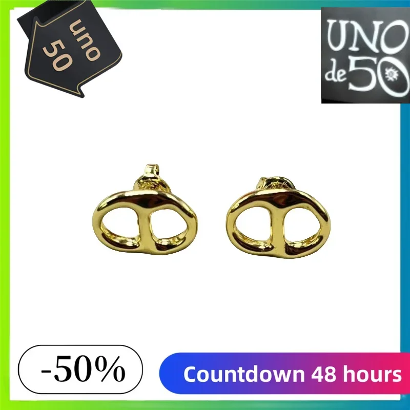 

2024 Selling Exquisite High Quality UNO DE 50 Fashion Classic 925 Earrings Jewelry Romantic Holiday Gift