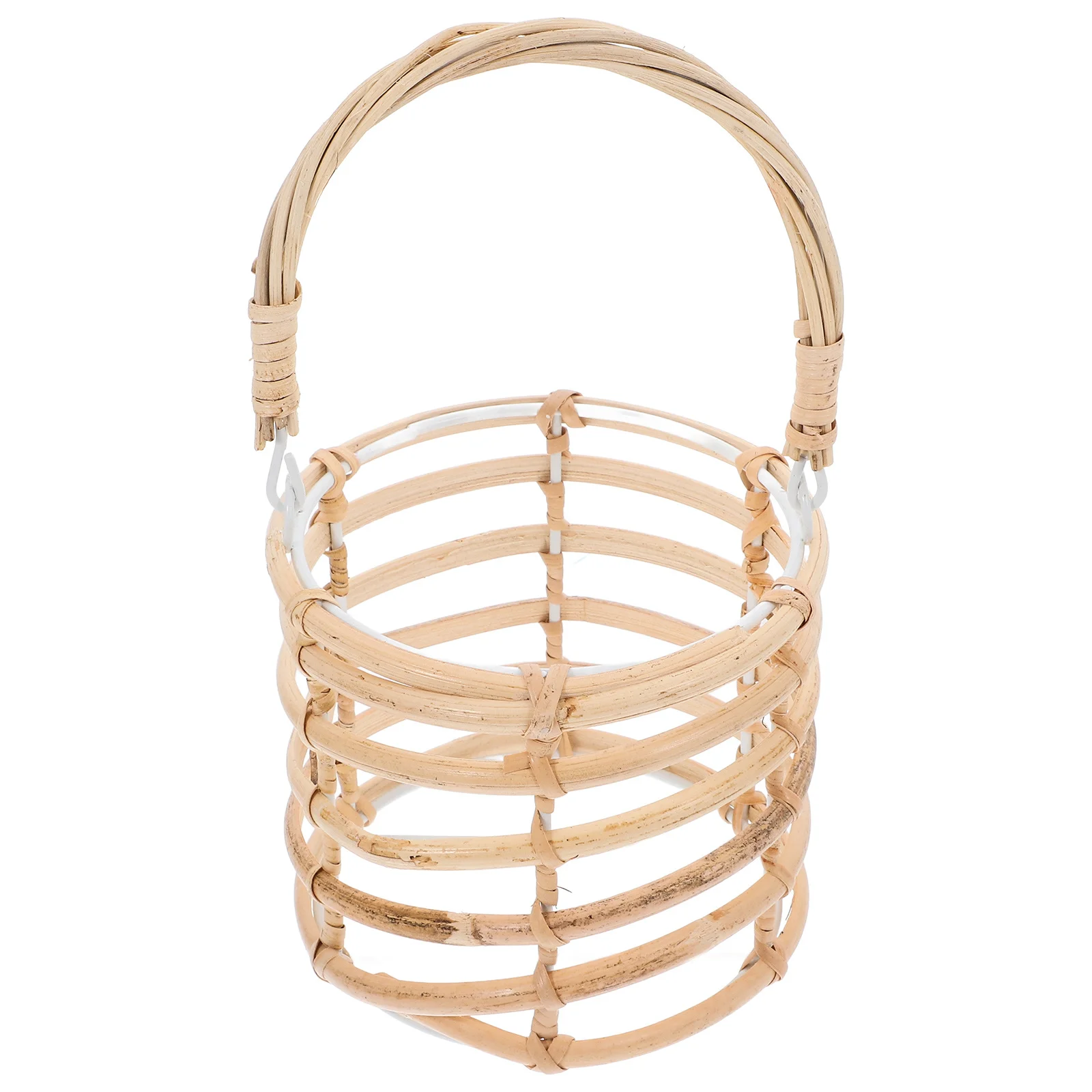 

Nordic Rattan Holder Handmade Bamboo Lantern Romantic Floor Lamp For Garden Light Candlestick Stand Entryway Room Decor