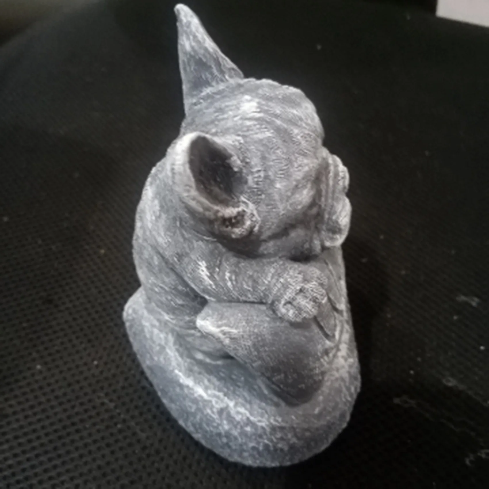 

ABJA French-Bulldog Welcome on a Plinth Home or Garden Accessories Yard Garden Decor Outdoor Decoration