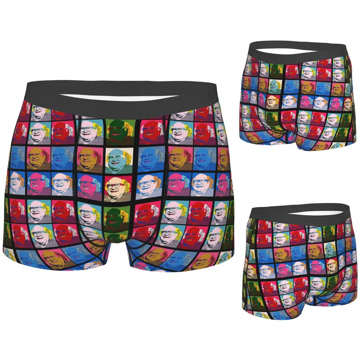 

Boxer Underpants Shorts Danny DeVito Pop Art Panties Male Comfortable Underwear for Homme Man Boyfriend Gifts