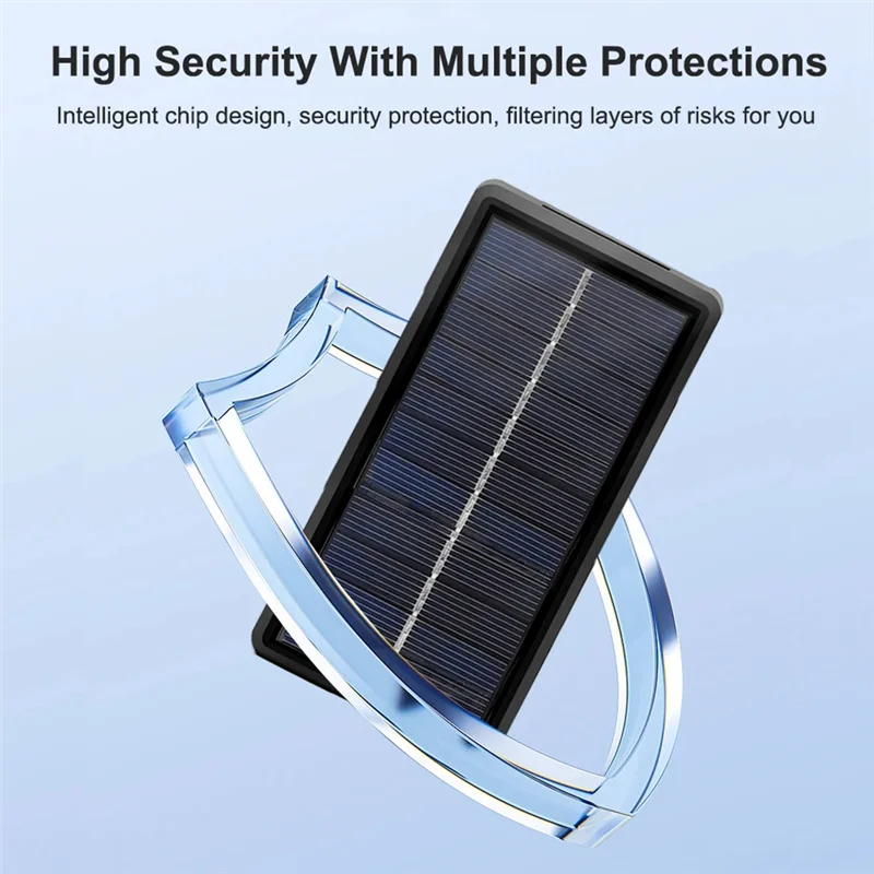 A02F-18650 Зарядное устройство Многофункциональный солнечный тип C Интеллектуальный держатель литиевой батареи для батарей 18650