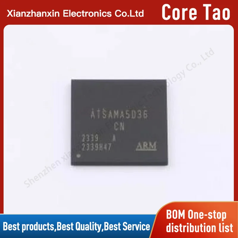 1pcs/lot ATSAMA5D36A-CN ATSAMA5D36 LFBGA-324 Microcontroller processor chip