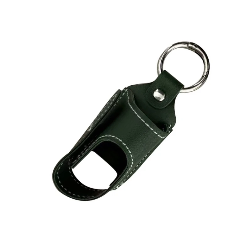  Lightweight PU Leather Inhaler Holder Keychain Sprayer Storage Pouches for Travel and Daily Use with Convenient Size