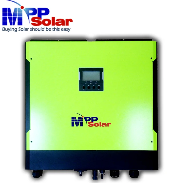 

MPI5.5kw MPP Solar 5500w 230vac 48v Hybrid solar inverter 2 mppt solar charger 500vdc high PV VDE4105 G99 certified