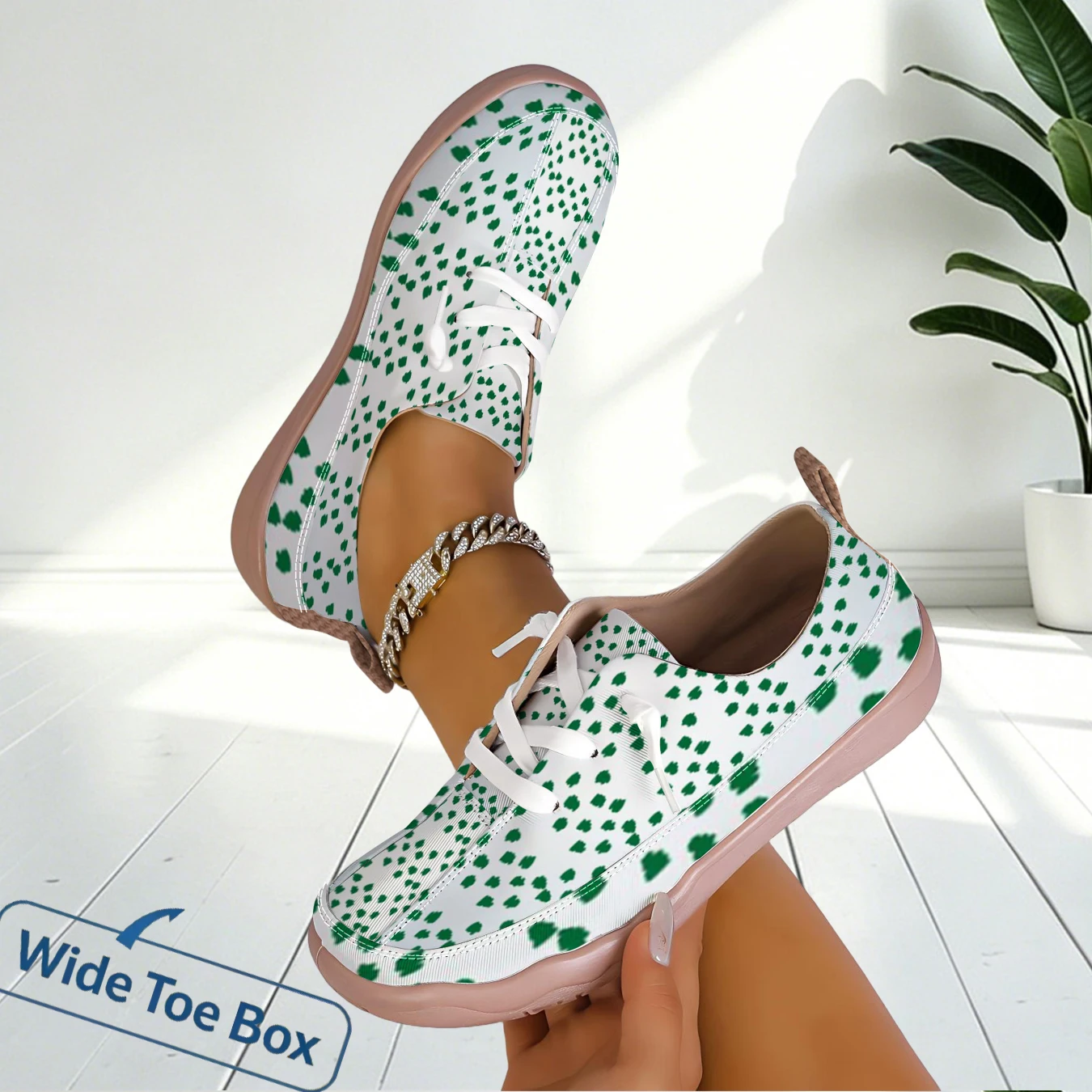 Zapatos Deportivos Casuales con Punta Ancha, Suela Suave, Tacón Plano, Diseño Minimalista, para Caminar al Aire Libre, Cómodos para Viajar