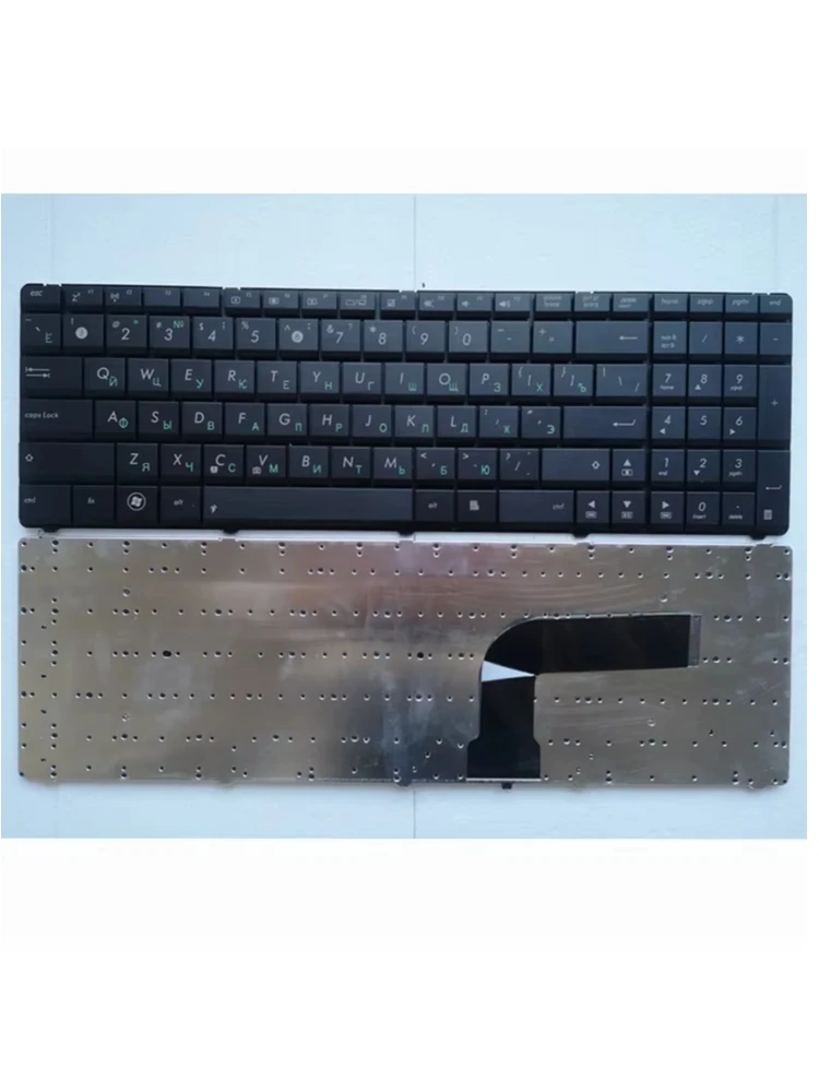 GZEELE rosyjska klawiatura dla Asus N53 X53 X54H k53 A53 N60 N61 N71 N73S N73J P52 P52F P53S A52J X55V X54HR X54HY N53T RU nowy — zdjęcie 2