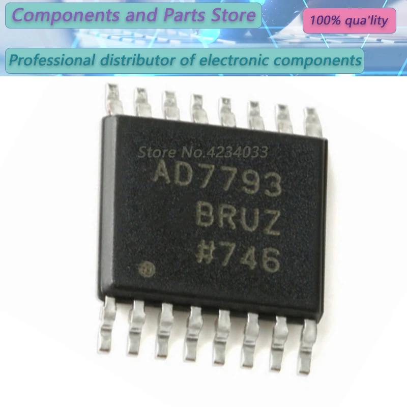 

5 шт. AD7793BRUZ AD7793BRU AD7793B TSSOP-16 НОВИНКА100% AD77 93BRUZ