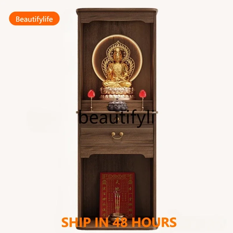 

Shrine cabinet, cabinet New Chinese shrine Bodhisattva table Living room Buddha statue FH