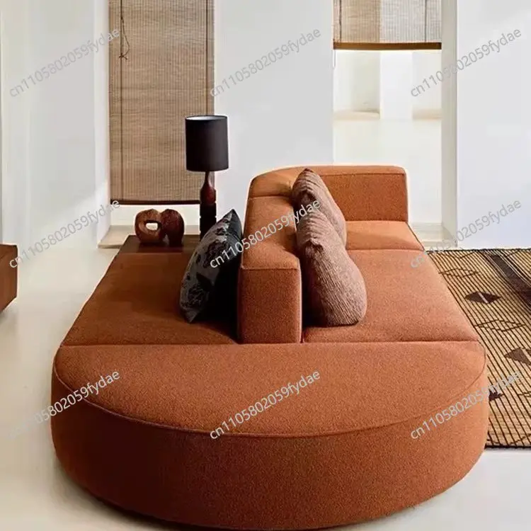 Double-Sided Sofa Back-To-Back Combination Sofa Creative Special-Shaped Large Flat-Floor Living Room Hotel Reception