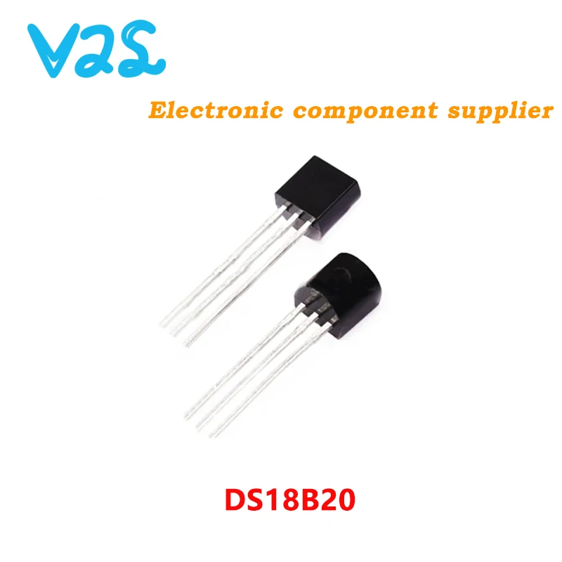 (10pcs) 100% New DS18B20 18B20 TO-92 IC