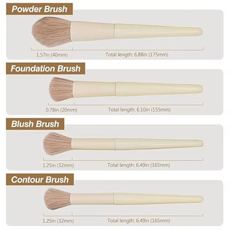 Ensemble de pinceaux de maquillage professionnels doux pour femmes, 10 à 14 pièces, ombre à paupières, fond de teint, poudre de Blush, correcteur, outils de beauté cosmétiques