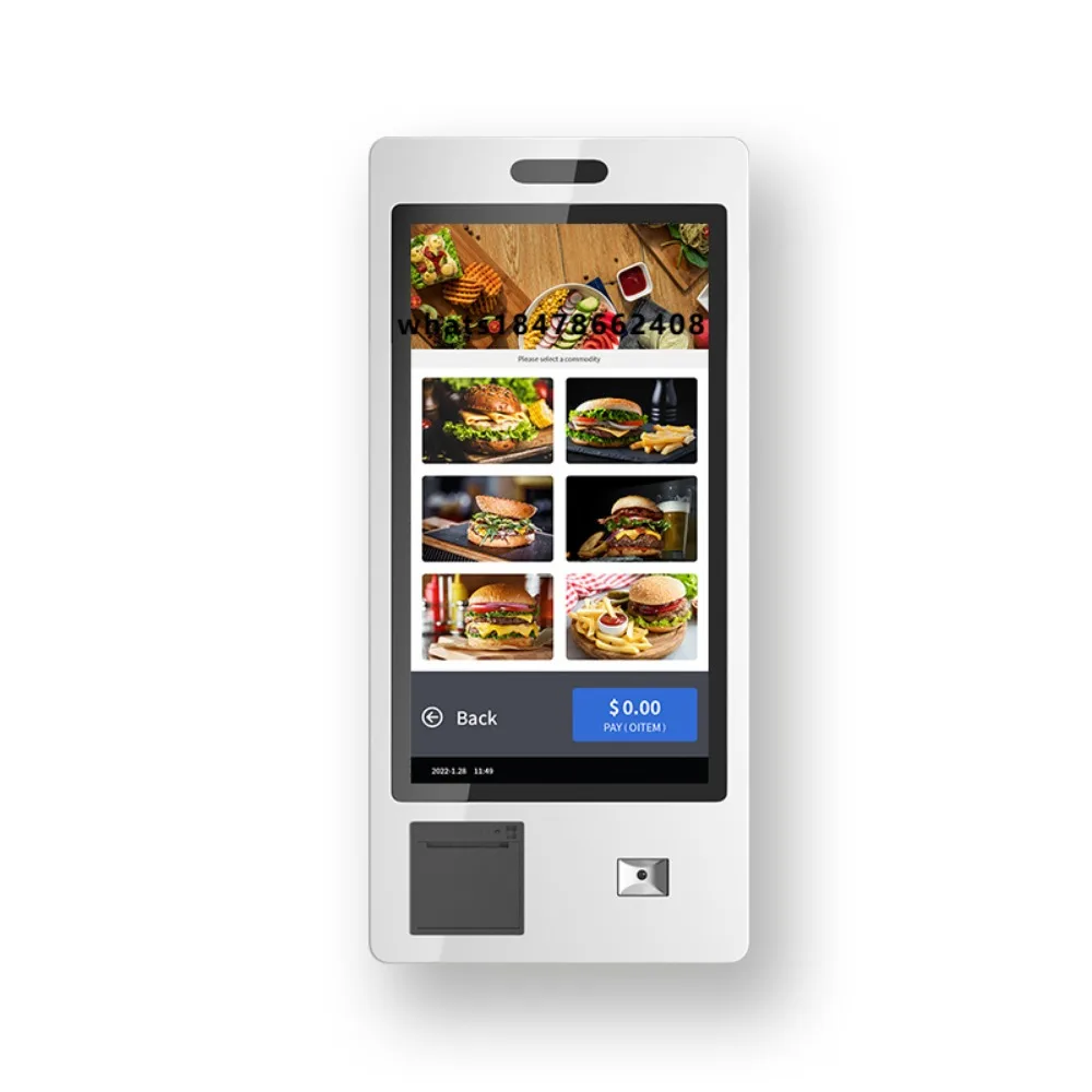 23.6 27 32 Inch Interactive Self Service Fast Food Ordering Machine Self-order Kiosk System with SDK for Restaurant
