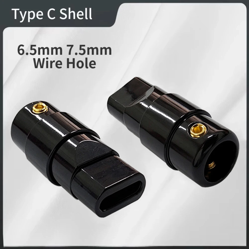 Metal Type C Earphone Housing USB C Shell Case DIY Cover for USB3.1 OTG Charger Data Cable Wire Plug