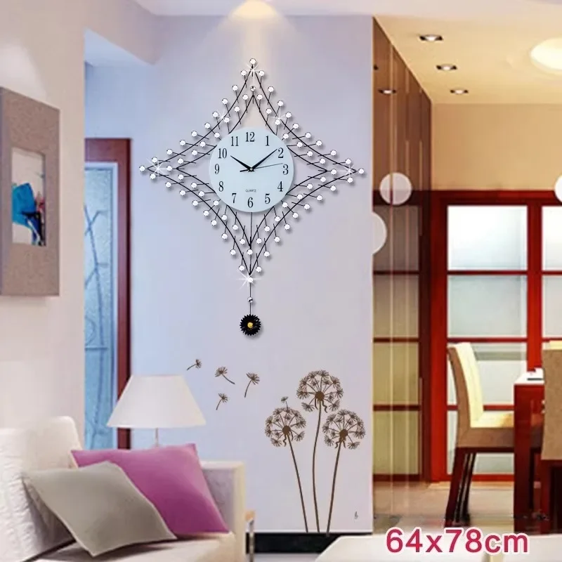 Modern Wall Clock Creative Clock Bedroom Living Room Corridor Silent Clock Decoration تحف كبيره للمنزل Reloj Digital De Pared