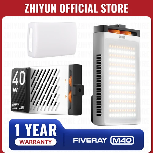 Imagen 1 del producto ZHIYUN oficial FIVERAY M40 40W luces Led luz de bolsillo de mano foto Video lámpara luz de relleno iluminación de fotografía