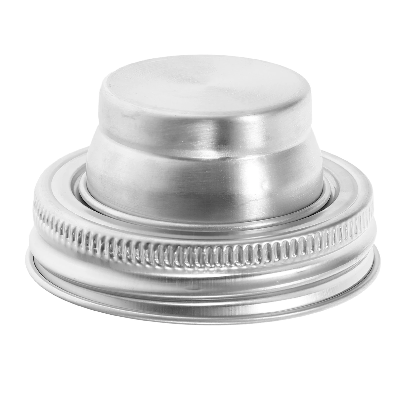 

1pcs Stainless Steel Shaker Lid 70Mm Regular Mouth Jar For Salt Pepper Spice Seasoning Flour Sifter Dredge Mix Cocktail Drink