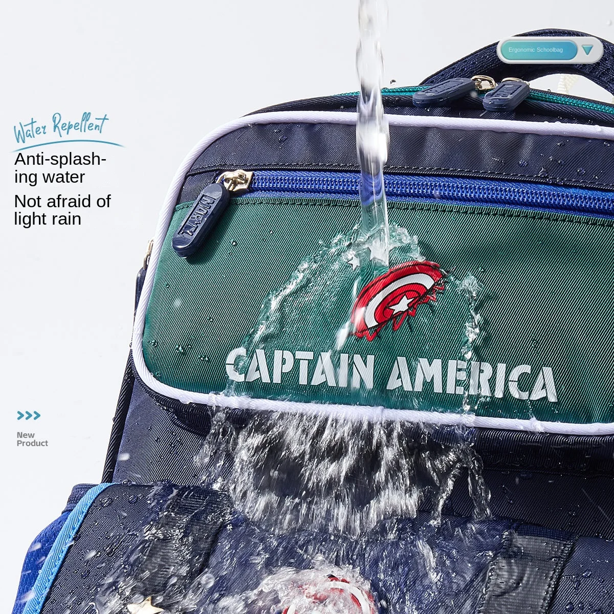 Disney Marvel Boy Girl School Bag Grade 1-3 Spider Man Captain Lotso Primary Student Shoulder Orthopedic Backpack Mochilas