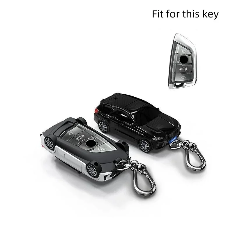 For BMW X3 Key Cover Car Model Key Protective Case Creative Personalized Gift Car Key Pack Buckle Accessories Key Cover