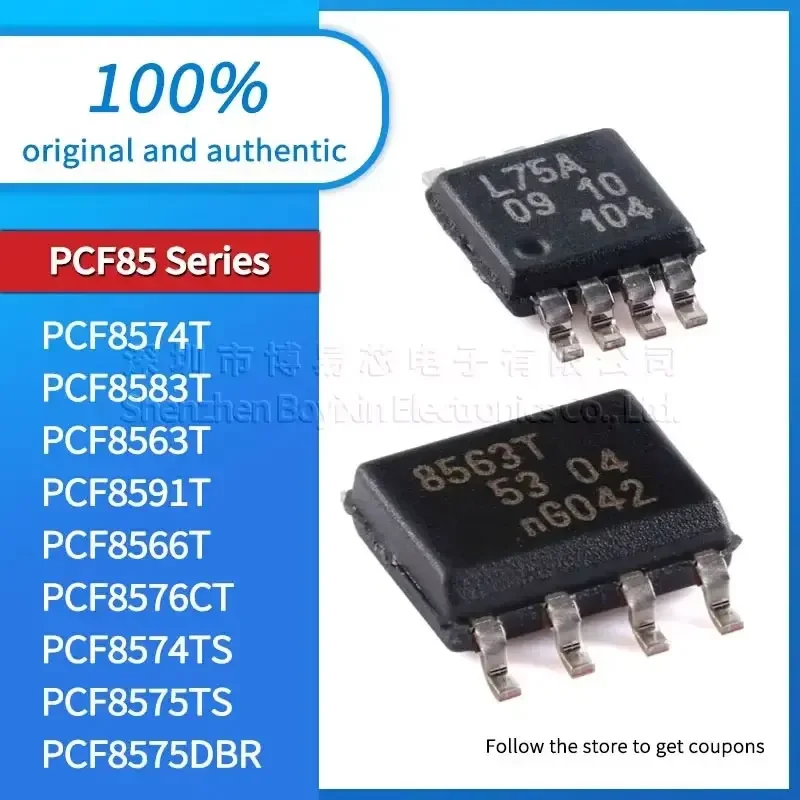 

PCF8574T PCF8583T PCF8563T PCF8591T PCF8566T PCF8576CT PCF8574TS PCF8575TS PCF8575DBR Black casing