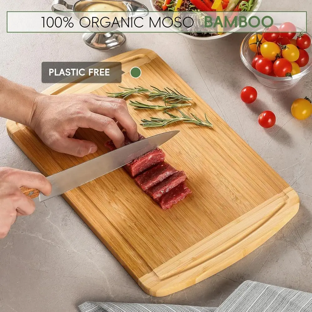 Organic Bamboo Cutting Board S - مراجعة Meal Prep Organic وسعره