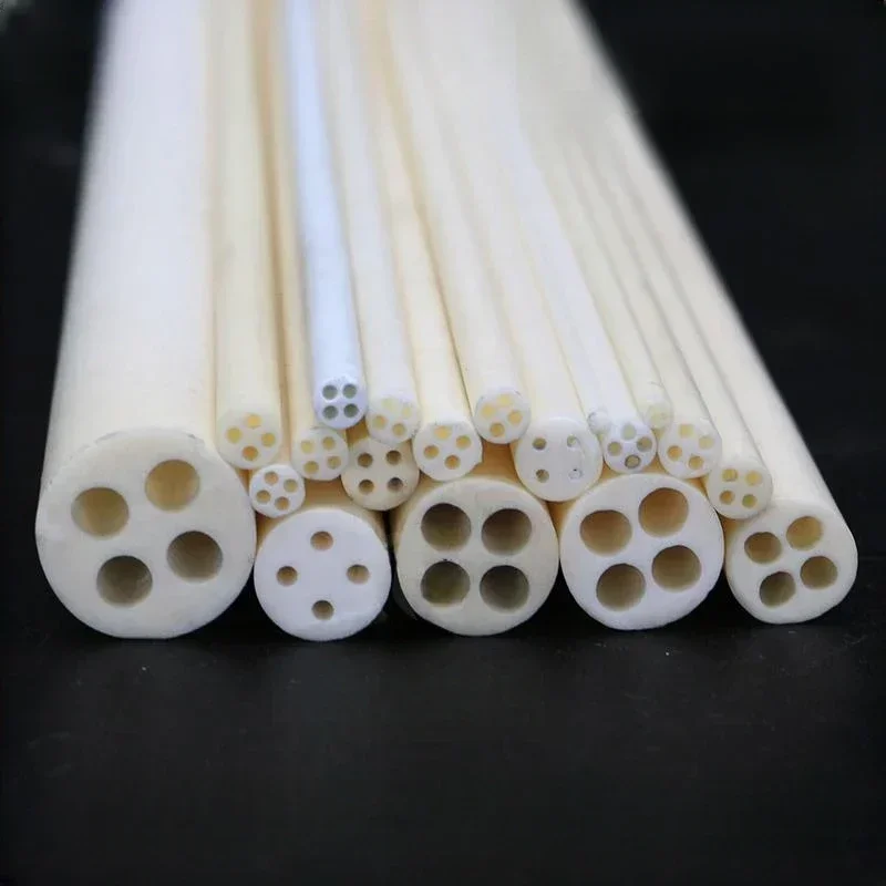 

Customized 5pcs Four Hole 99 95 Alumina Ceramic Tube Core Insulation Aluminum Oxide Protective Sleeve 250mm