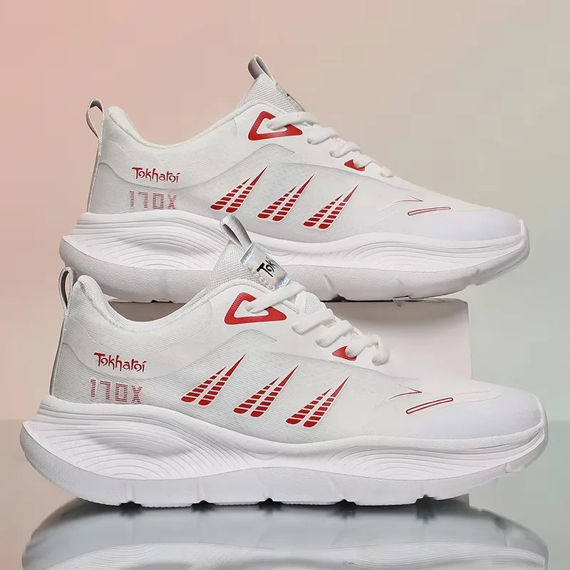 Men Sports Running Shoes Casual Marathon Breathable Lightweight Women's Comfortable Athletic Nonskid Walking Sneakers Outdoors