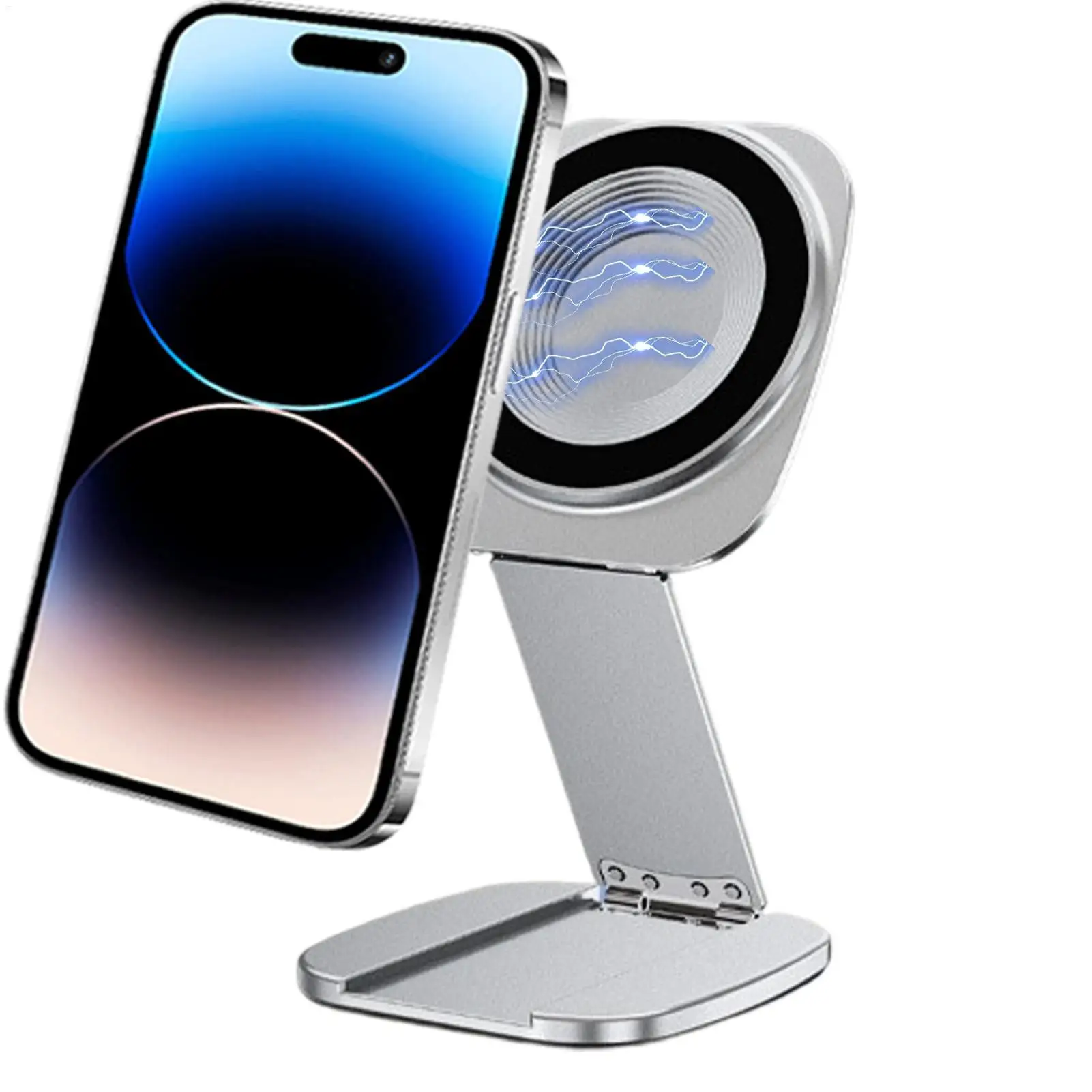 حامل هاتف مغناطيسي محمول قابل للطي حامل هاتف دوار لسطح المكتب حامل سيلفي للمنزل في الهواء الطلق سيارة جولف رياضة صورة شخصية شاحنة