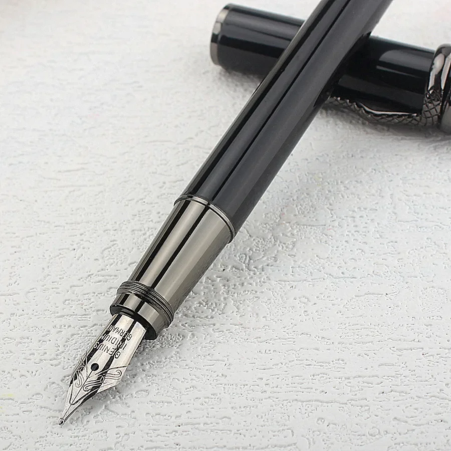 Luxury  899 Metal Fountain Pen Matte Barrel 0.5mm Ink Pen Office Business Writing Gift Ink Pen