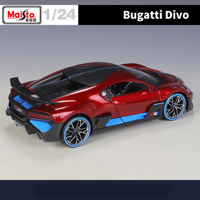 Maisto 1:24 Bugatti DIVO Veyron Alloy Sports Car Model Diecast & Toy Vehicle Metal Car Model Simulation Collection Kids Toy Gift