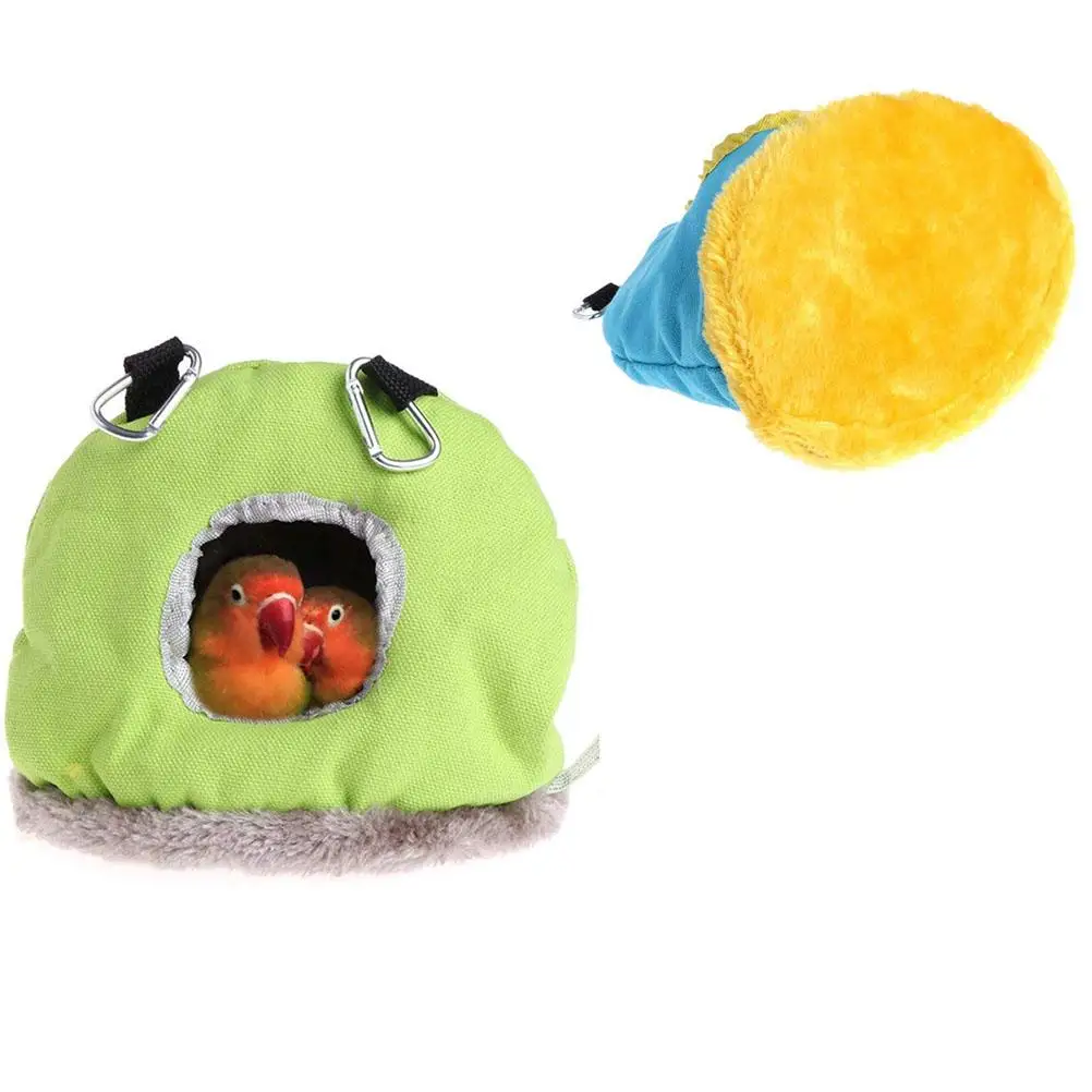 

Cute Pet Hammock Warm House Cozy Cotton Nest for Parrot Small Animals Winter Bed Hammock For Parrot Comfortable Living