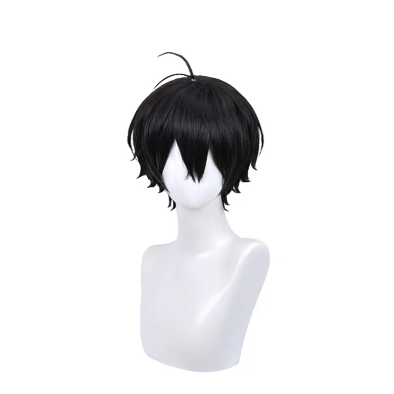 Anime SK8 the Infinity MIYA Chinen Miya Wig Cosplay Wigs Playing Short Black Hair Halloween Wigs