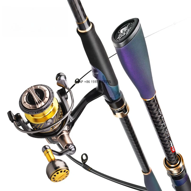 

Histar Waves Fishing Combo Toray High Carbon Long Casting Rod & Black Mamba or E Light Weight Metal Spool Spinning Reel Set