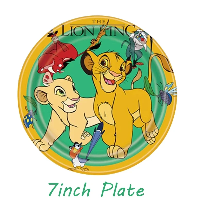 Lion King Simba Birthday Party Decorations Included Balloon Banner Tablecloth Paper Cups and Plates Napkins for Kid Baby Shower