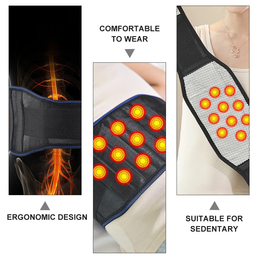 

Warm Belly for Women Black Waist Support Lightweight Health Care Self Heating Abdominal Wrap Belt