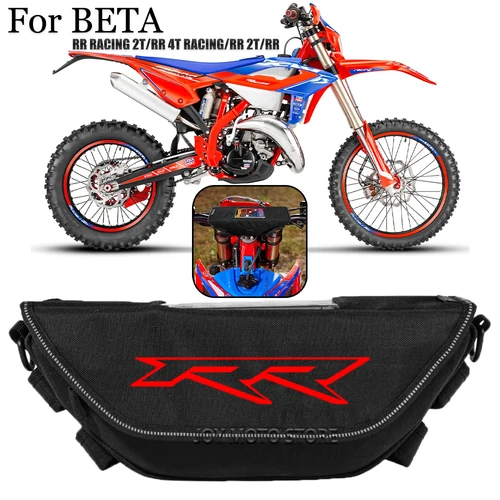 Bolsa de herramientas para accesorios de motocicleta Beta RR rr 4t 2t racing 2t 4t, impermeable y a prueba de polvo, práctica bolsa de manillar de viaje