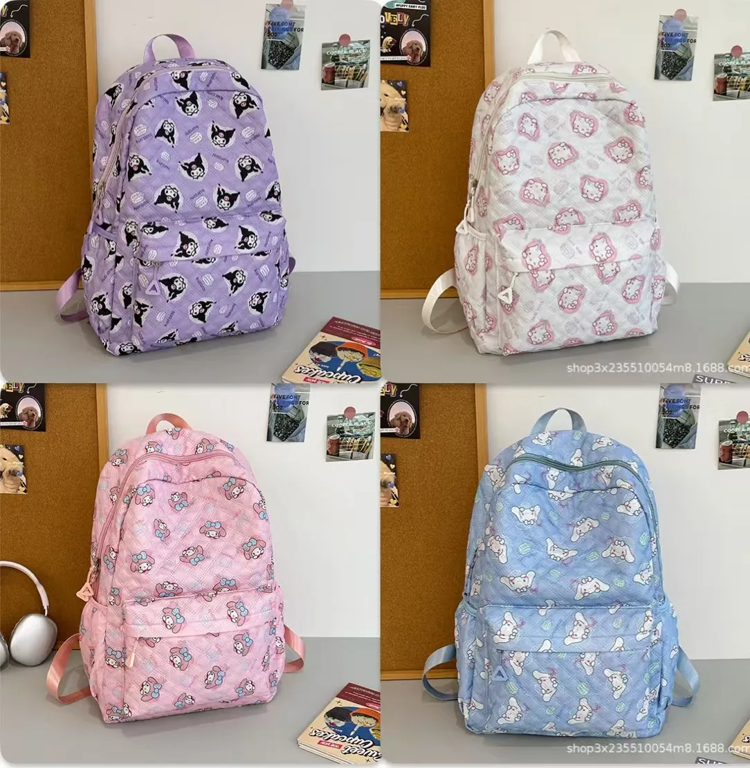 

Hello Kitty Sanrio Schoolbag Primary School Student Grade 3-6 Super Lightweight Spine Protection Girl Cute Backpack