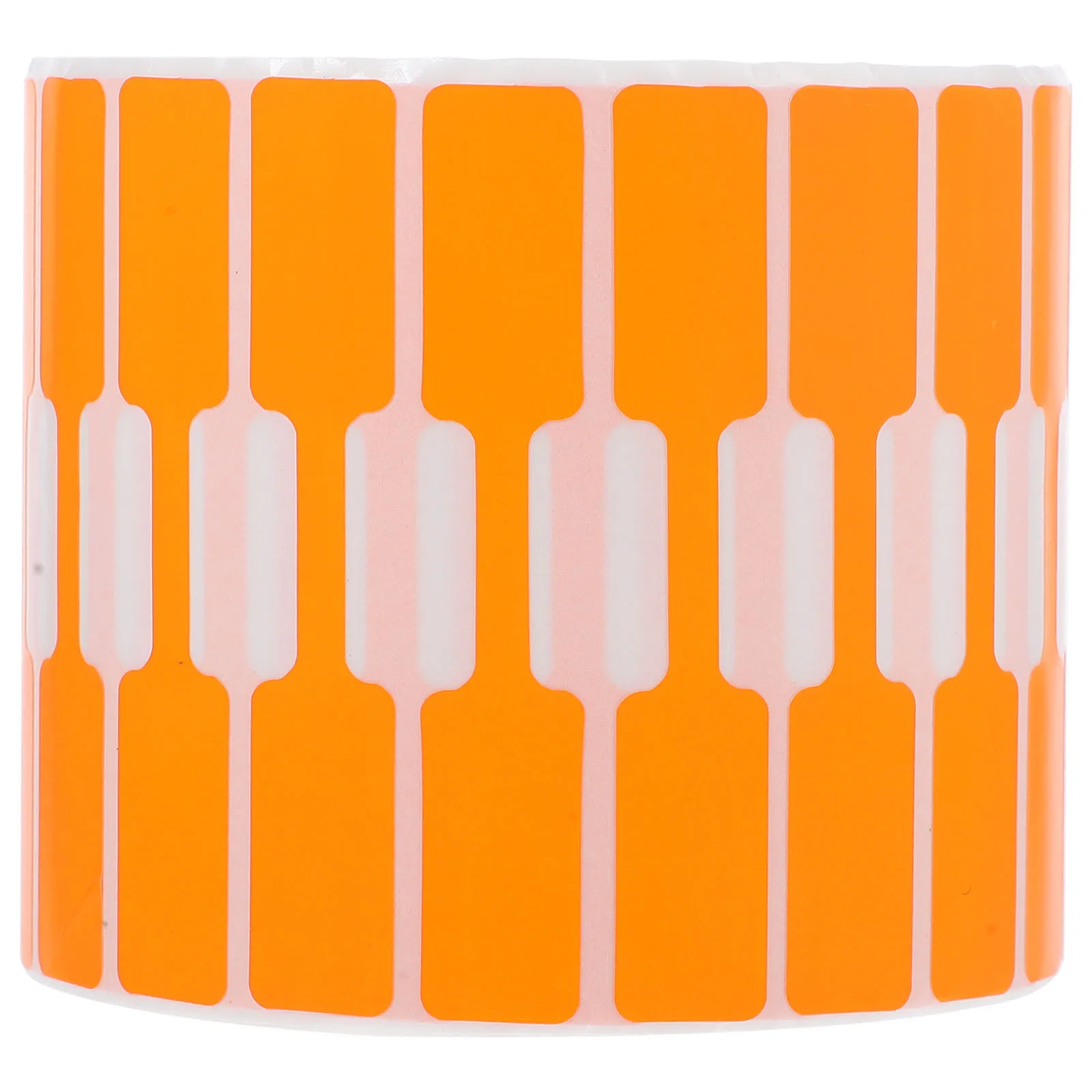 

2000 шт. этикеток для ювелирных изделий, оранжевые самоклеящиеся ценники, рулонные наклейки для розничной торговли, этикетки для папок с файлами