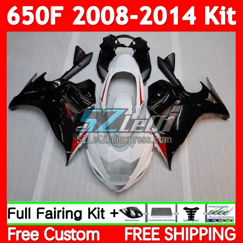 GSX650F For SUZUKI GSXF 650 C GSXF650 08 09 11 12 13 14 White black 70No.16 GSX 650F 2008 2009 2010 2011 2012 2013 2014 Fairing