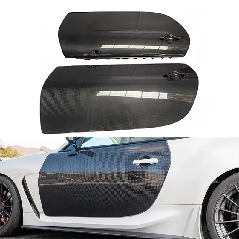 GR 86 Accessories Dry/Wet Carbon Fiber Fibre Car Door Replacement for GR86 Subaru BRZ 2021-2023