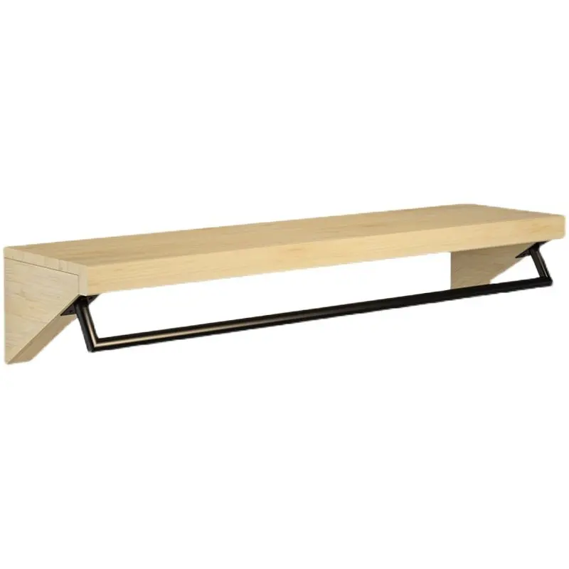 Vintage Wooden Clothing Display Rack Hanging Garment Shelf Retro Apparel Coat Racks for Retail Shop Storage Shelving Units