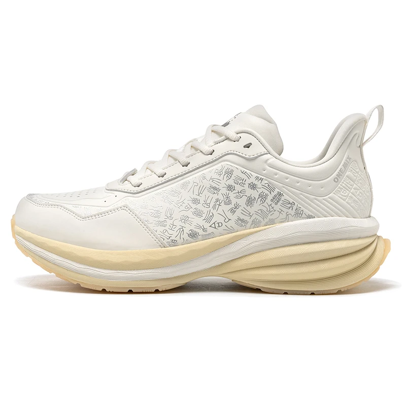 ONEMIX Hot Sell Sports Shoes Women Man Sneakers Leather Cover Waterproof Lightweight Comfortable Breathable Running Shoe