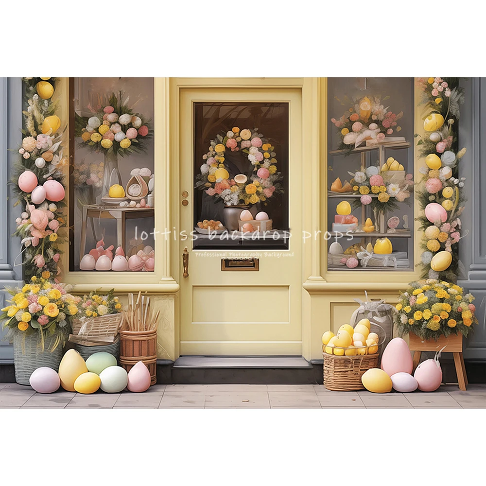 Spring Easter Herb Garden Backdrops Child Adult Photography Baby Kids Photocall Decors Eggs Carrots Bunny Backgrounds