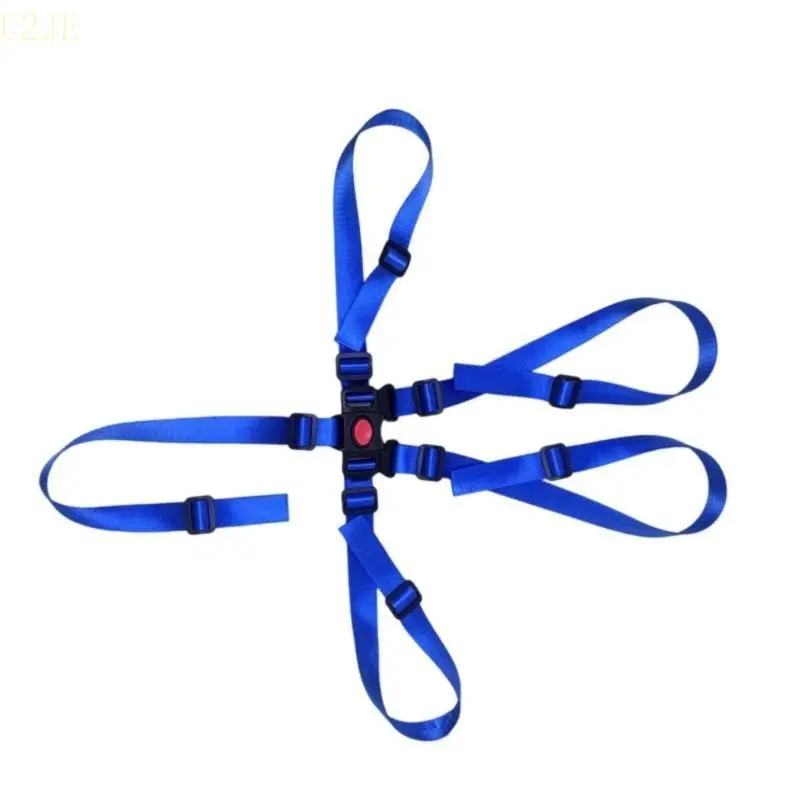 U2JE Secure 5 Point Baby Harness Strap with Adjustable Length for Strollers High Chairs and Seats Easy Installation
