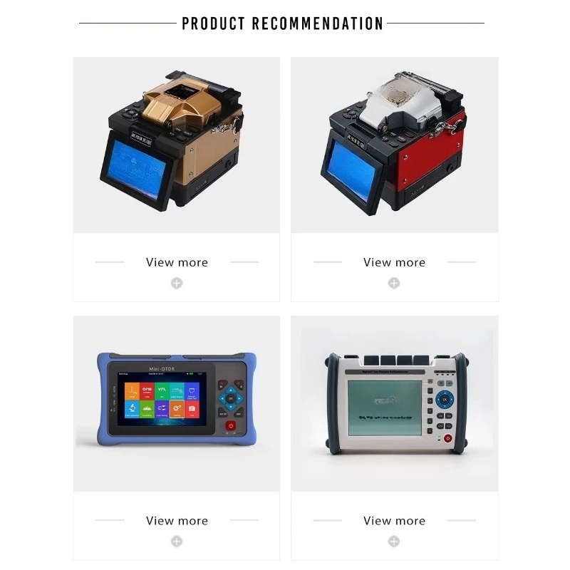 Factory Customized Fiber Optic Equipment Low Splicing Loss Fusion Splicer Machine S6