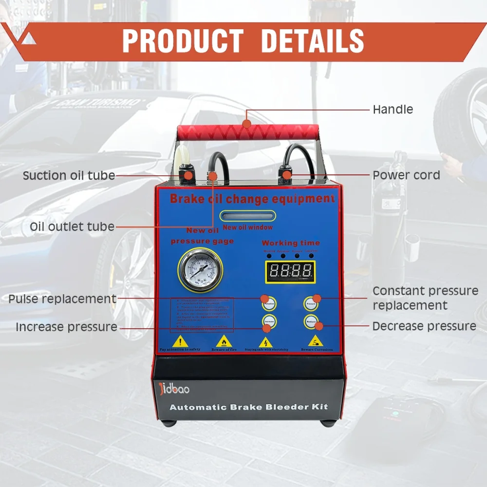 High Quality Automatic Pulsating Car Brake Fluid Changer Essential Car Care Equipment For Efficient Brake Oil Replacement