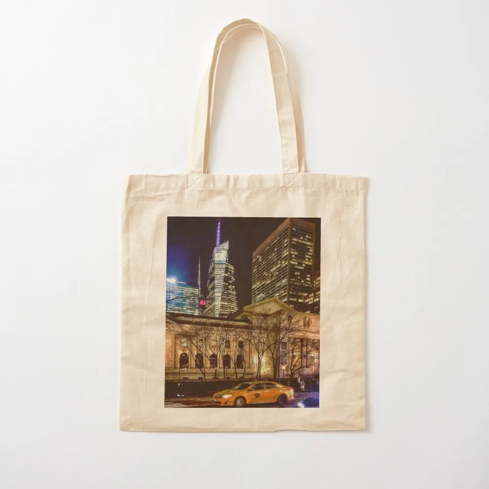 New York Public Library, Manhattan Tote Bag tote custom Customizable personalized