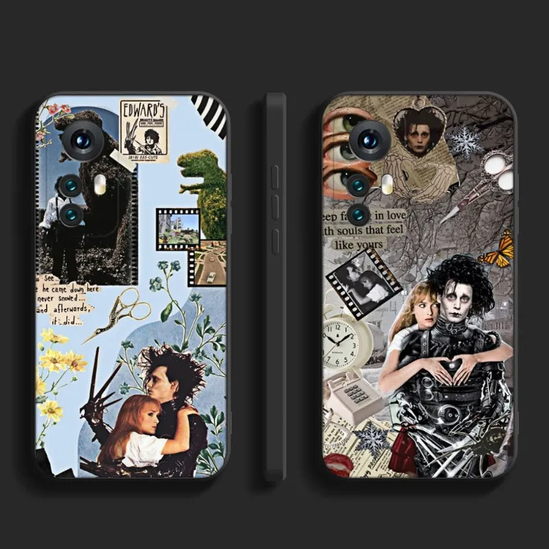 Capa para telefone Edward Scissorhands, tampa traseira macia para Xiaomi Redmi Note 11, 10, 9C Pro, 10X, K20, Note 9A, K40, K30S